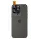 Spigen Optik Pro L-Series EZ Fit kameros apsauginis stiklas iPhone 14/15/16/17 Pro/Max, juodas/raudonas
