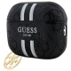 Guess AirPods Pro 2 dėklas 4G Printed Stripes Charm, juodas