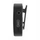Belaidis mikrofonas Puluz PU648B, USB-C, juodas