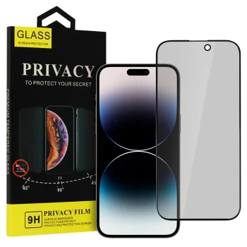 „Privacy“ apsauginis stiklas Samsung Galaxy A35 5G / A55 5G, Juodas