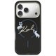 Karl Lagerfeld IML Choupettes Karl Script dėklas iPhone 17 Pro, Juodas