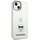 Karl Lagerfeld Choupette Body dėklas, skirtas iPhone 14 Plus, skaidrus