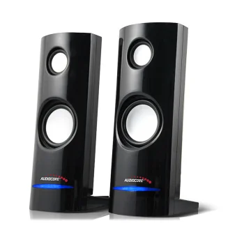 Kompiuterinės kolonėlės 2.0 Audiocore AC860 8W USB, juodos