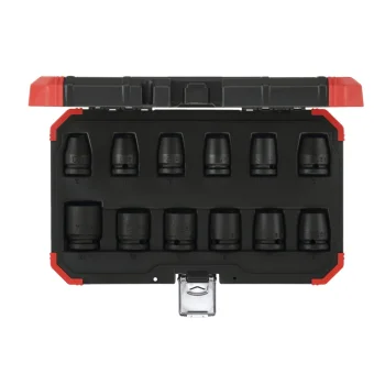 GEDORE red smūginių galvučių komplektas 1/2", 10-24 mm, 12 dalių