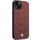 BMW Leather Seats Pattern dėklas skirtas iPhone 14, Bordo
