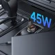 Tech-Protect CC01 45W automobilinis įkroviklis USB-A / USB-C, juodas