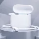 3mk AirPods 3 silikoninis dėklas, baltas