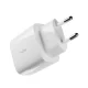 Sieninis įkroviklis Puro PROLITE 30W USB-C, baltas