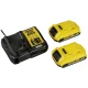 Akumuliatorinis smūginis suktuvas DeWalt DCF809D2T-QW 18V, 2x 2.0 Ah