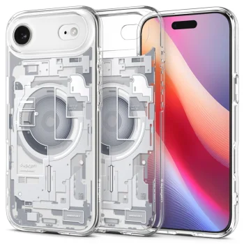 Spigen dėklas Ultra Hybrid Mag skirtas iPhone 17 Air / 17, MagSafe, Zero One White