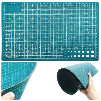 Double-Sided Self-Healing Cutting Mat A4, Blue