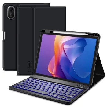 Tech-Protect SC Pen dėklas su klaviatūra Xiaomi Redmi Pad SE 11 / 2, juodas