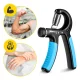 4FIZJO Adjustable Hand Grip Strengthener 10-40 kg, Black/Blue
