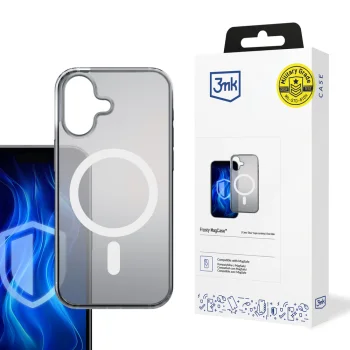 3mk Frosty MagCase dėklas Apple iPhone 16, baltas