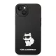 Karl Lagerfeld Silicone Choupette dėklas iPhone 14 Plus / 15 Plus, juodas