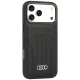 Audi dėklas Synthetic Leather Case MagSafe telefonams iPhone 18 Pro Max / 17 Pro Max, juodas