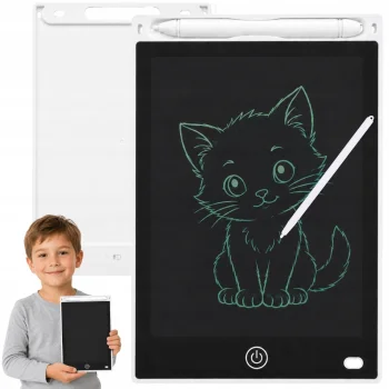 LCD piešimo ir rašymo planšetė, 12", balta