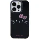 Hello Kitty iPhone 15 Pro dėklas IML Kitty Face, juodas