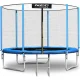 Neo-Sport sodo batutas su išoriniu tinklu ir kopėčiomis, 312 cm (10ft)
