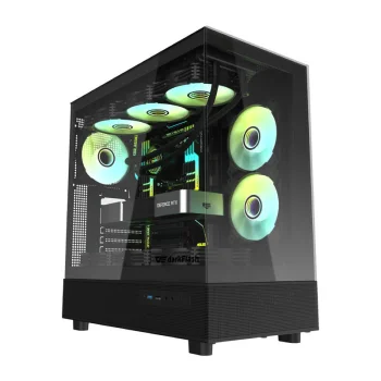 Kompiuterio korpusas Darkflash DPX90 su 3 ventiliatoriais, juodas