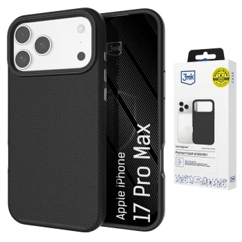 Apsauginis dėklas 3mk Fortis MagCase skirtas iPhone 17 Pro Max, juodas