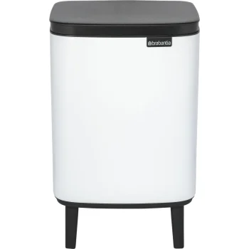 Šiukšliadėžė Brabantia Bo Hi 7 l, balta