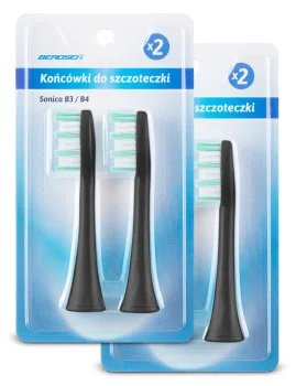 Berdsen B3 / B4 garsinio dantų šepetėlio galvutės, 4 vnt.