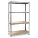 Metalinės sandėliavimo lentynos Plonos PL-700, 2 vnt., 150 x 75 x 30 cm