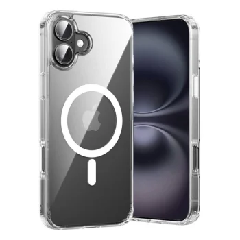 Vention dėklas telefonui iPhone 16 Plus MagSafe, skaidrus