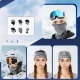Qunature daugiafunkcė sportinė bandana ir kaklo mova, pilka