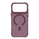 3mk Smoke MagCase dėklas telefonui iPhone 18 Pro Max / 17 Pro Max su MagSafe, bordo