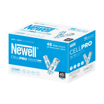 Šarminės baterijos Newell CellPro AAA (LR03), 48 vnt.