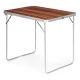Sulankstomas kempingo stalas MultiGarden GMFC-FY8060, 80x60 cm, rudas
