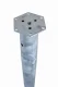 Sraigtinis polas M profilis 68x800x1.8 mm M12 cinkuotas (HDG)