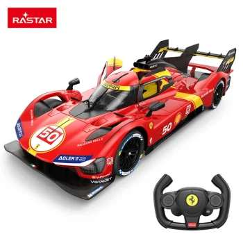 Rastar Ferrari 499P RC radijo bangomis valdomas automobilis 1:14, raudonas