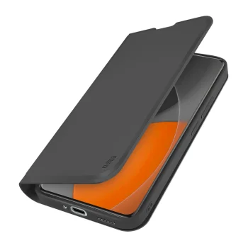 Atverčiamas dėklas SBS Wallet Smooth skirtas Xiaomi Redmi Note 15 Pro, juodas