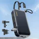 Dudao K25 2in1 10000mAh 3-Plug Powerbank Charger - Gray