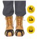MOUNTAIN GOAT Ice Snow Traction Cleats Crampons Anti-Slip Snow Shoes Cleats for Men Women Hiking, Size L (41-44)