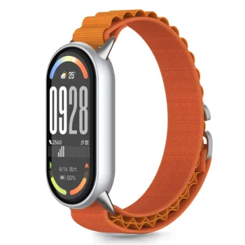 Tech-Protect Nylon Pro Strap for Xiaomi Smart Band 8 / 9 / 10 / NFC - Orange