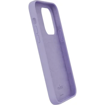 Puro Icon Mag MagSafe silikoninis dėklas iPhone 14 Pro, levandų spalva