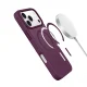 Dėklas Dux Ducis Yind skirtas iPhone 18 Pro / 17 Pro su MagSafe, vyšninis