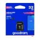 Atminties kortelė GoodRam 32GB MicroSDHC Class 10 UHS-I su adapteriu, juoda