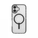 ZAGG Santa Cruz Snap MagSafe dėklas iPhone 17 telefonui, skaidrus juodas