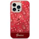 Guess dėklas iPhone 14 Pro Max telefonui Bandana Paisley, raudonas