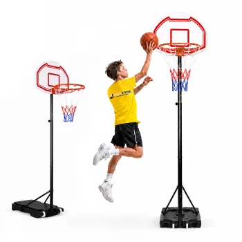 Laisvai pastatomas reguliuojamas krepšinio stovas Movepro, iki 210 cm