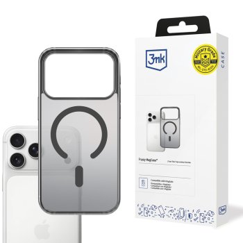 3mk Frosty MagCase dėklas Apple iPhone 17 Pro, juodas
