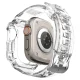 Apsauginis dėklas su dirželiu Apple Watch Ultra 49mm Spigen Rugged Armor Pro, skaidrus