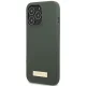 Guess Silicone Logo Plate MagSafe dėklas iPhone 13 / 13 Pro, žalias