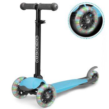 Ricokids Loco Blue 3-Wheel Scooter - Kids' Fun Ride-On Toy