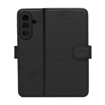 Atverčiamasis dėklas Smart Triangle telefonui Samsung Galaxy A27 5G, juodas